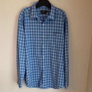 Vineyard Vines performance classic fit Tucker shirt Plaid Men's button down XXL